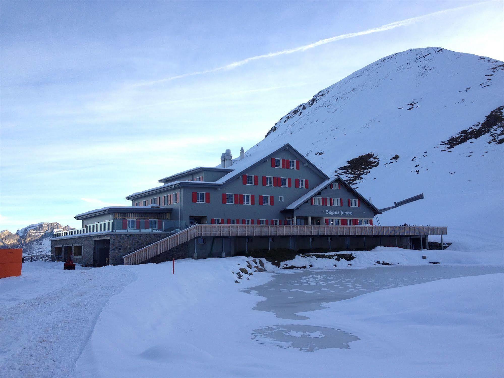 Hotel Bärghuis Jochpass - Ein Erlebnis auf 2222müM, gut erreichbar mit Gondel und Sessel-Lift Engelberg Exterior foto